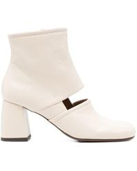 Chie Mihara - 70Mm Cut-Out Block-Heel Ankle Boots - Lyst