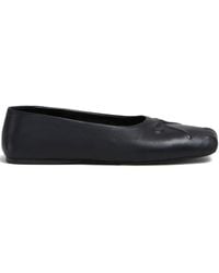 Marni - Leather Ballerina Shoes - Lyst