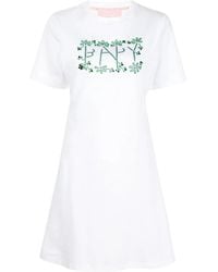 BAPY BY *A BATHING APE® - T-Shirtkleid Mit Logo - Lyst