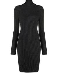 Wolford - Ribbed Knit Turtleneck Dress - Lyst