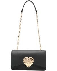 Love Moschino - ハートプレート ショルダーバッグ - Lyst