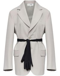MM6 by Maison Margiela - Long-Sleeve Blazer - Lyst