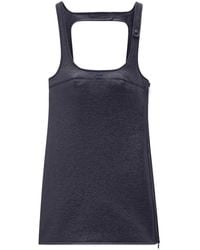 Courreges - Robe Courte Re-Edition À Effet Vinyle - Lyst