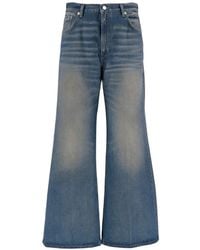 Haikure - Washed-Effect Wide-Leg Jeans - Lyst