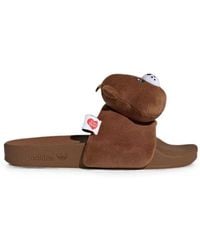 adidas - X Care Bears Adilette Tenderheart Bear Sandals - Lyst