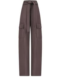ANDAMANE - Belted Cargo Trousers - Lyst