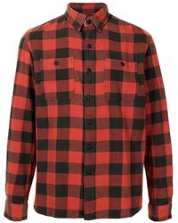 RRL - Farrell Check-Print Shirt - Lyst