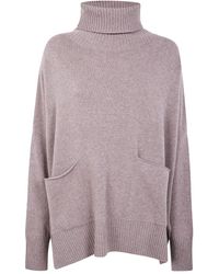 Ma'ry'ya - Two-Pocket Roll-Neck Sweater - Lyst