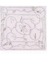 Givenchy - Chain-Print Silk Scarf - Lyst