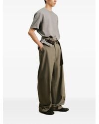 CROQUIS - Belted Wide-Leg Trousers - Lyst