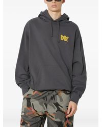 WOOD WOOD - Logo-Print Hoodie - Lyst