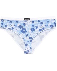 Miu Miu - Floral-Print Briefs - Lyst