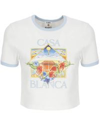 CASABLANCA - Graphic Print T-Shirt - Lyst