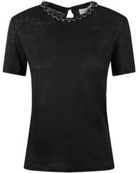 Zimmermann - Verfraaid T-Shirt - Lyst