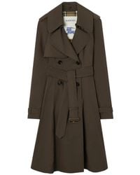 Burberry - Long Gabardine Pembury Trench Coat - Lyst