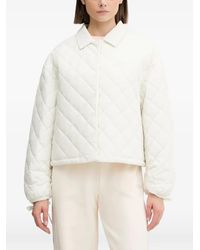 Guess - Quilted Collared Jacket - Lyst