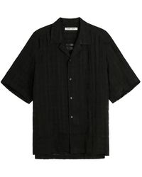 Cmmn Swdn - Ted Sheer Check Linen Shirt - Lyst