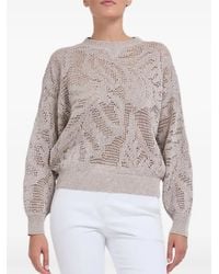 Brunello Cucinelli - C1600 Fabric Crewneck Sweater - Lyst