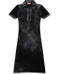 DIESEL - Abito Modello Polo M-Lourens Con Ricamo - Lyst