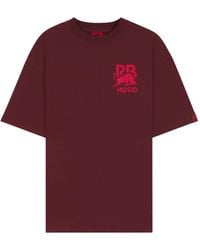 HUGO - X Bull T-Shirt Con Logo - Lyst