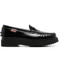 Tod's - Penny-Slot Leather Loafers - Lyst