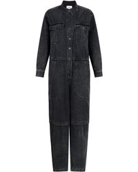 Isabel Marant - Button-Fastening Pocketed Jumpsuit - Lyst