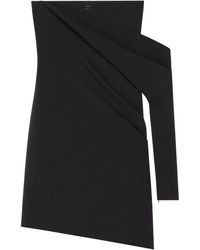 Courreges - One-Sleeve Draped Mini Dress - Lyst