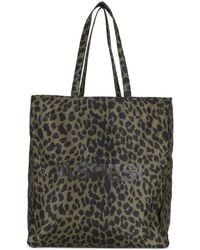 Aspesi - Animal Print Shopper Bag - Lyst