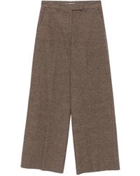 Marc O' Polo - Check-Patterned Tailored Trousers - Lyst