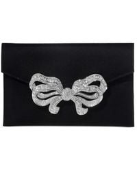 Judith Leiber - Pochette En Satin À Ornements En Cristal - Lyst