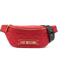 Love Moschino - ロゴ ベルトバッグ - Lyst