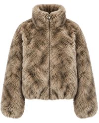 Alter Ego - Ally Faux-Fur Jacket - Lyst