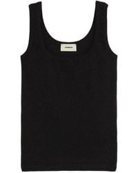 A PAPER KID - Ribbed Tank Top - Lyst