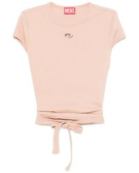DIESEL - Cotton T-Shirt - Lyst