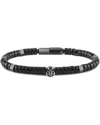 Philipp Plein - Beads Skull-Charm Bracelet - Lyst