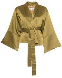 Psophia - Chaqueta Heritage Con Cintura Lazada - Lyst
