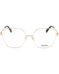Max Mara - Geometric-Frame Glasses - Lyst