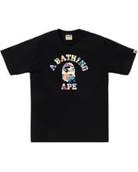 A Bathing Ape - Logo-Graphic T-Shirt - Lyst