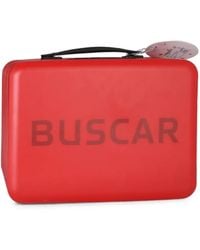 BUSCAR 1 - Logo-Print Ribbed Suitcase - Lyst