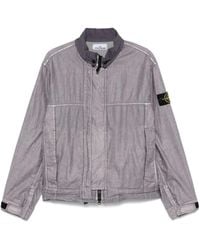 Stone Island - Plated-Ovd Linen Jacket - Lyst