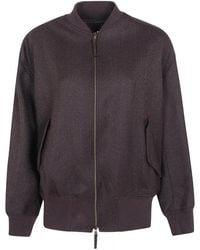 DR. HOPE - Herringbone-Pattern Wool Bomber Jacket - Lyst