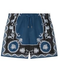 Versace - Baroque-Print Swim Shorts - Lyst