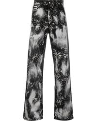 DARKPARK - Paint Splatter-Print Straight-Leg Jeans - Lyst
