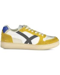 Gas - Pyro Gs Mix Panelled Low-Top Sneakers - Lyst