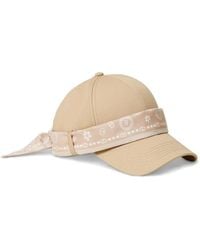 Twinset - Casquette Imprimée À Détail De Foulard - Lyst