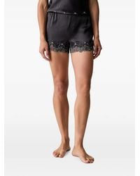 Chantelle - Lace-Trim Pyjama Shorts - Lyst