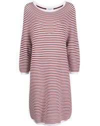 Fabiana Filippi - Striped Long-sleeved T-shirt Dress - Lyst