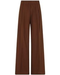 Semicouture - Jhonny Pleated Wide-Leg Trousers - Lyst