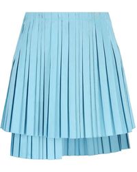 Fendi - Pleated Tiered Mini Skirt - Lyst