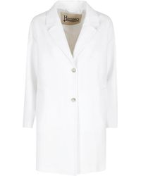 Herno - Button-Fastening Coat - Lyst